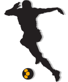Footballer’s outline